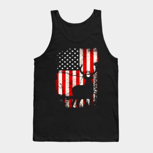 Deer Hunting Flag Tank Top